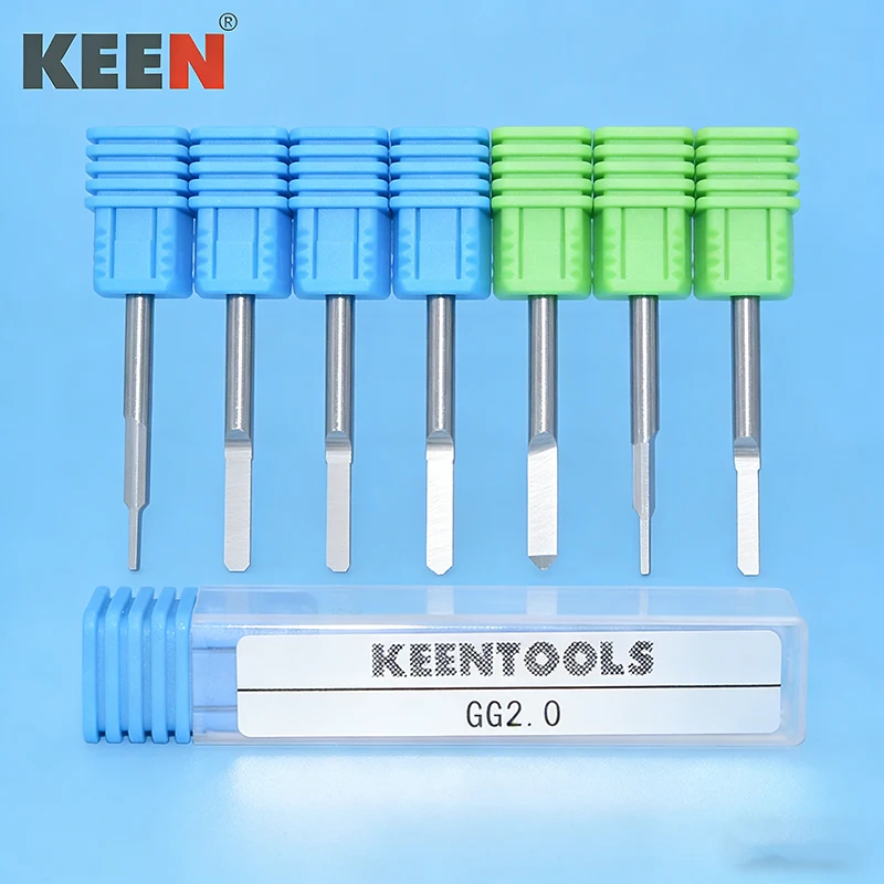 

Solid Carbide 1/8 Inch 4mm 6mm Half Straight Bits Super Quality Milling Cutter for ABS Plates Carving Cutting