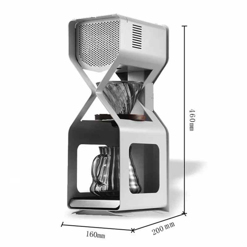 Commercial stainless steel electric drip coffee machine cold brew coffee brewer for cars and homes