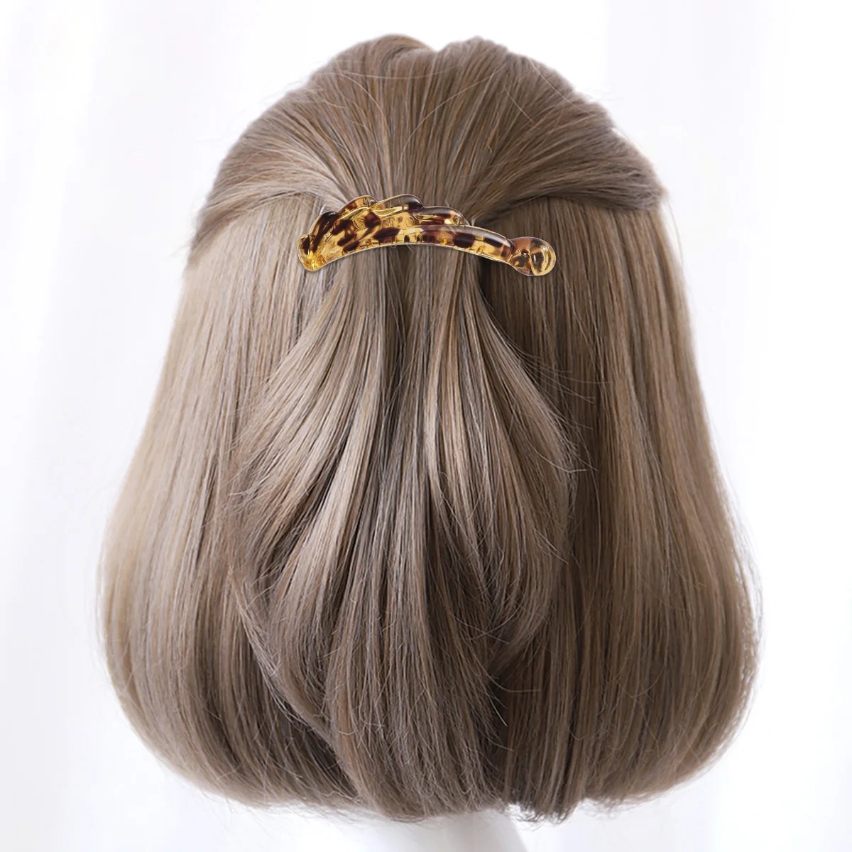 

Fine Hair Clip Ponytail Holder Long Tension Claw Strong Quick Styling Beautiful Design Banana Updo Great Occasions Working Party