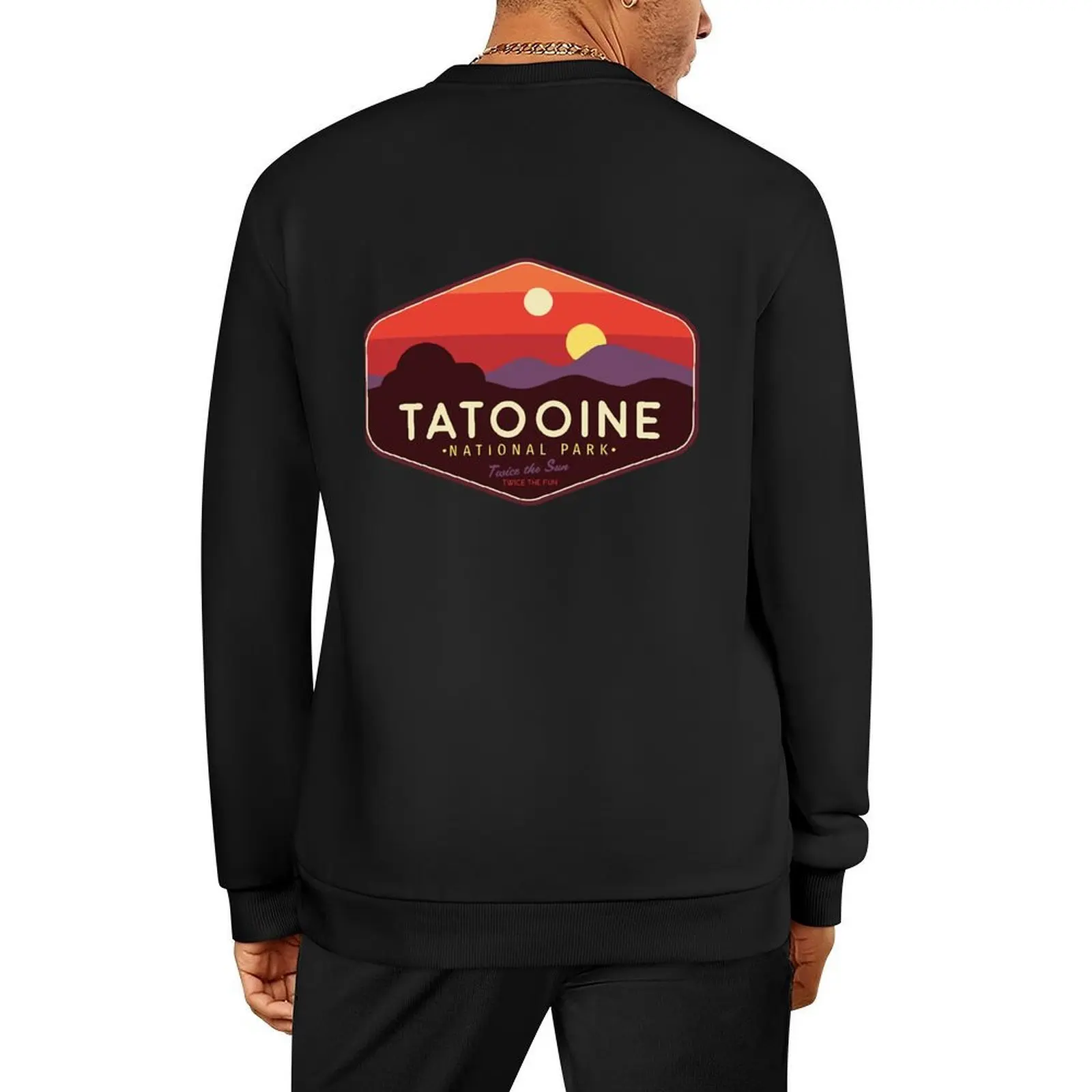 

Tatooine National Park - Twice the Fun, Twice the Fun! Pullover mens clothes korean autumn clothes sports sweatshirt man