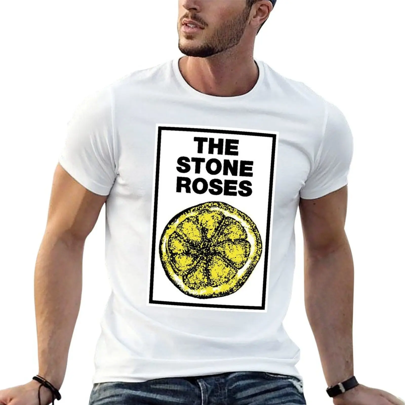

The Stone Roses Lemon T-Shirt t shirt man luxury man t shirt cotton T-Shirt