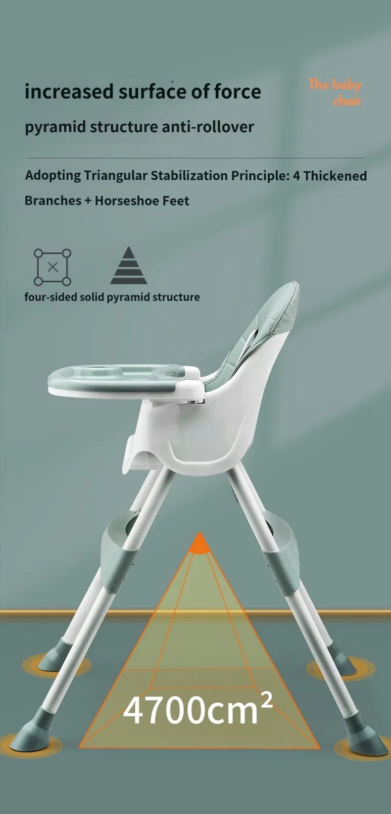 Baby Adjustable Highchair Feeding Dining Chair Tables Multi-function Height-adjust Eating Chair Portable Detachable High Chairs