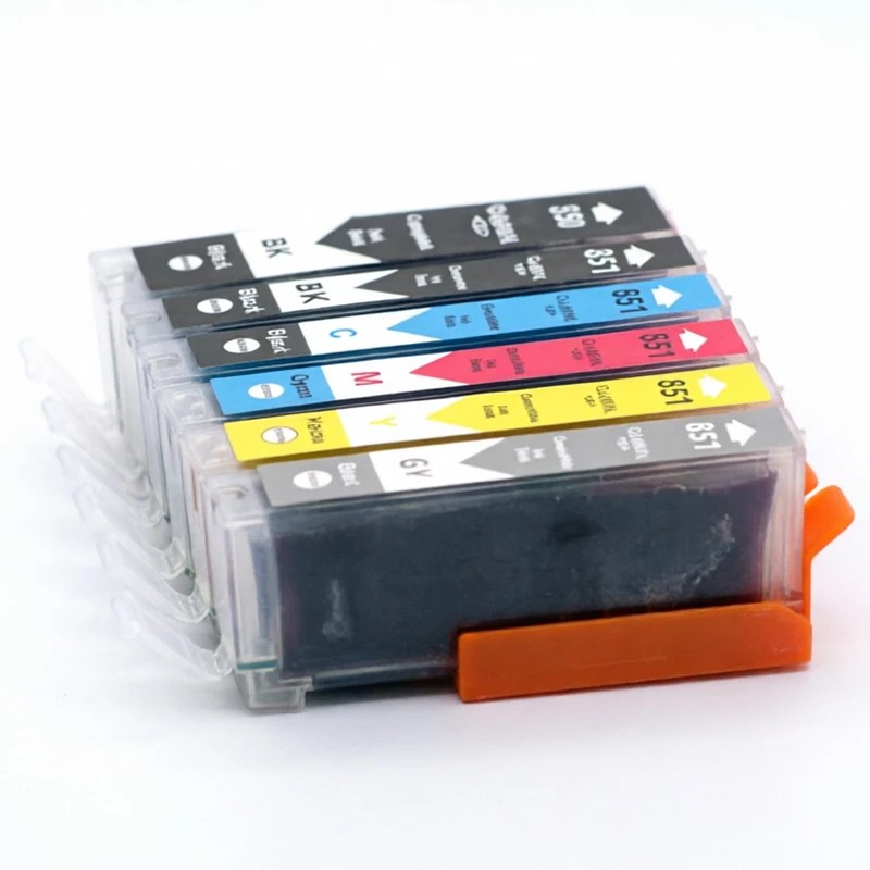 PGI-850 CLI-851 850 851XL Compatible Ink Cartridge For Canon PIXMA MG7580 IP7280 IP8780 MX728 MX928 IX6780 IX6880 Printer