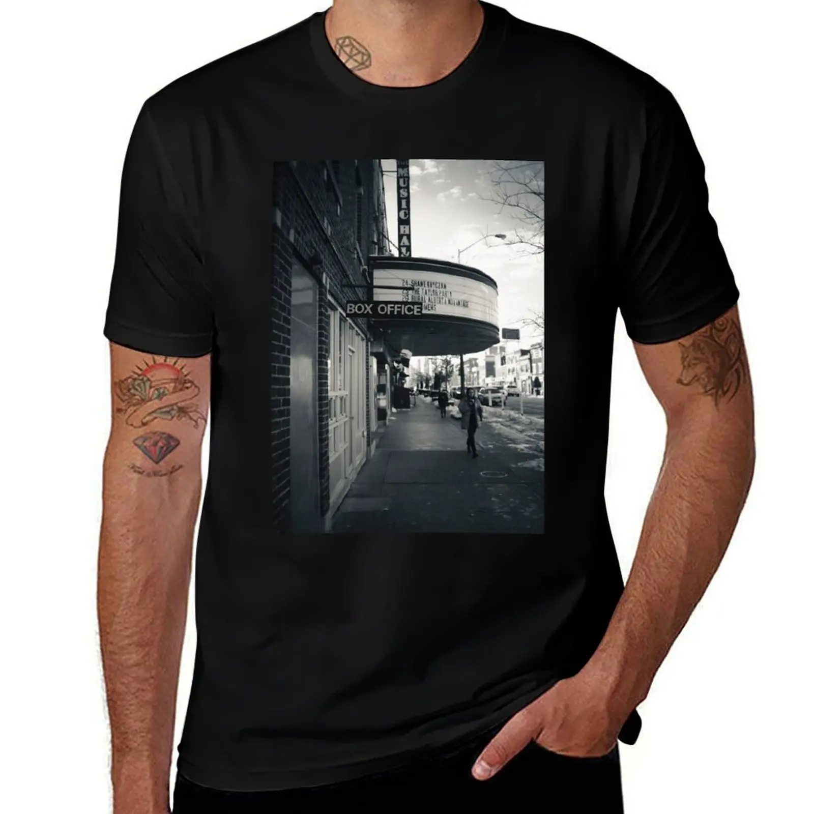

Danforth Music Hall T-Shirt new gifts and t-shirts plain luxury designer Men's clothing