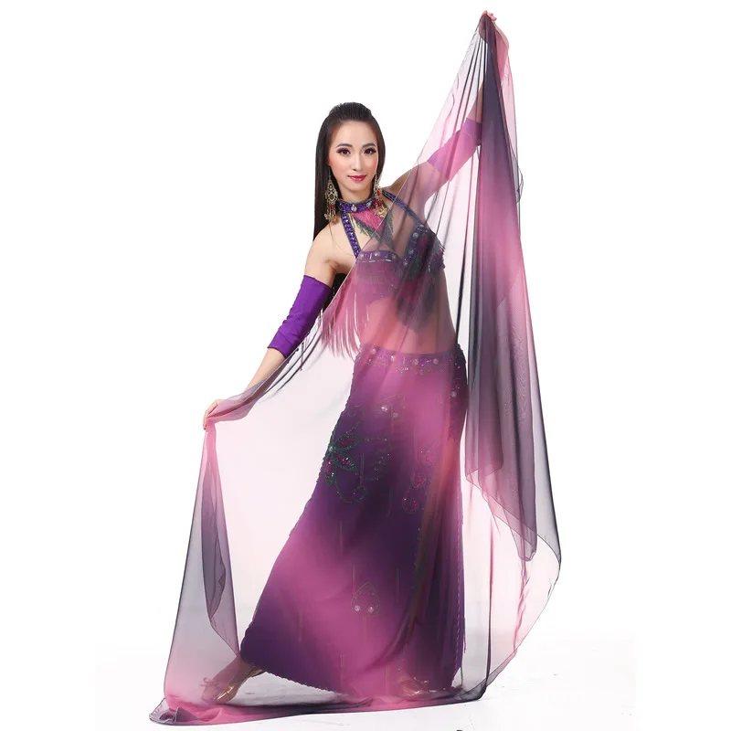 Imitation Silk Scarf Belly Dance Costumes Sexy Stage Performance Oriental Dance Scarf Dance  Accessories