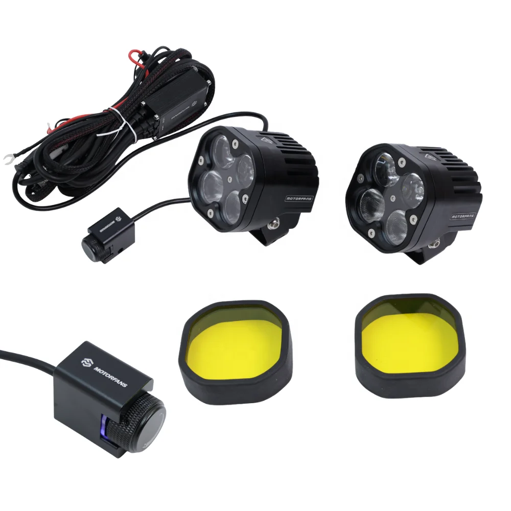 

40W ip68 waterproof cnc aluminum bright auxiliary fog motorcycle driving off-road ATV UTV LED spotlight headlight