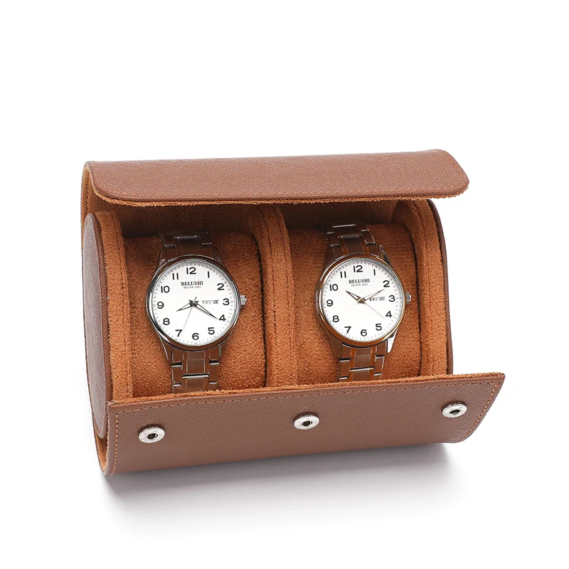 1/2/3Bit صندوق تخزين ساعات اليد المحمولة خمر ساعة جلدية صندوق عرض فاخرة تتطور موضة جمع هدية #3