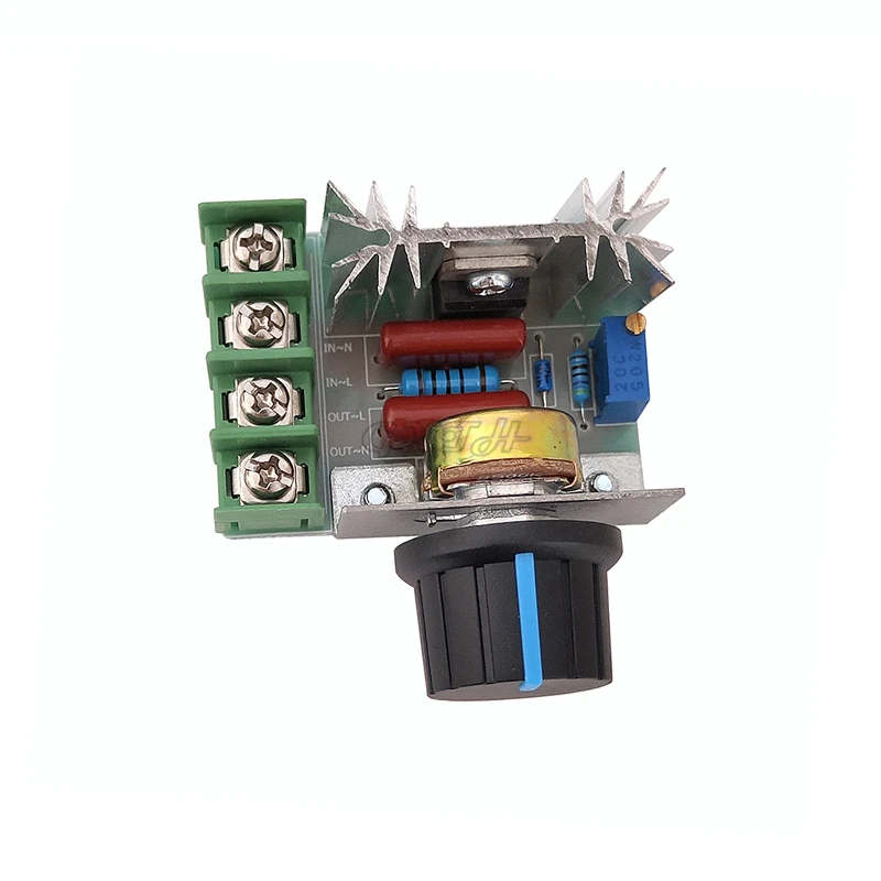 AC220V 2000W SCR Electronic Voltage Regulator Module Dimming Dimmer Motor Speed Controller Thermostat