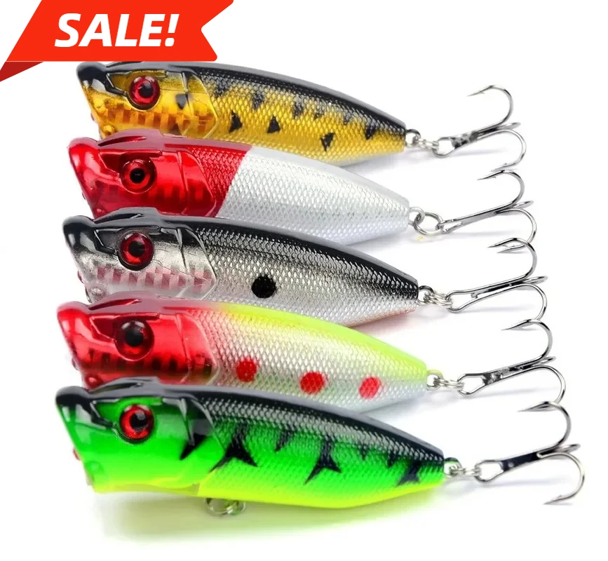 

1 Pcs 6.5cm/12g Imitation Lures Fishing Supplies Wave Popper Lure Bait Simulation Bait Fishing Supplies Water Surface Fake Bait