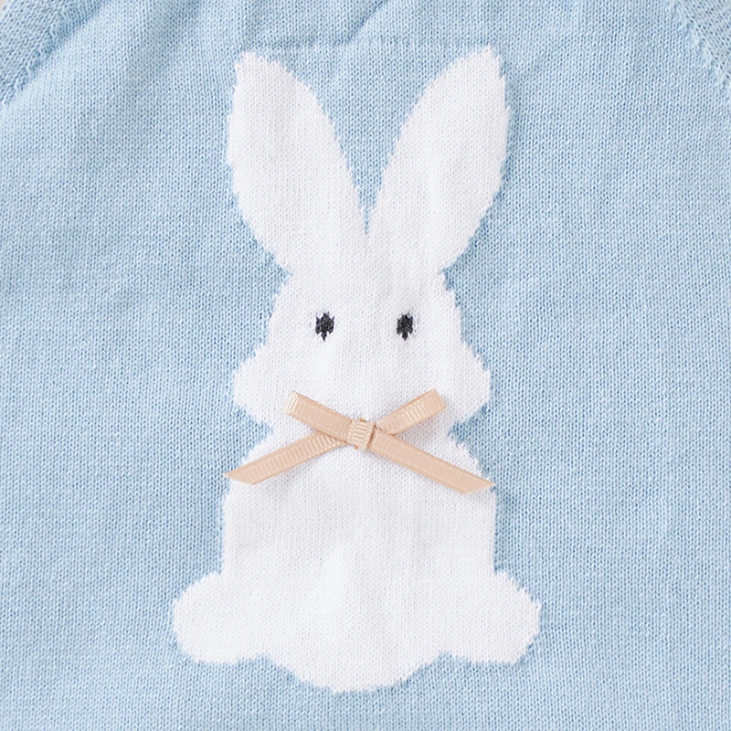 Baby Bodysuit Knit Cotton Infant Girl Boy Jumpsuit Sleeveless Newborn Clothes 0-18M Overall Top Cute Cartoon Rabbit Romper Sling