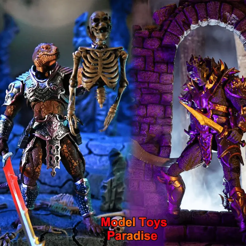 

HS studio 1/12 Men Soldier Wild Furnace 1 Wave Lizard Barbarian Orcs Full Set 6inch Action Figure Collectible Toys Gifts