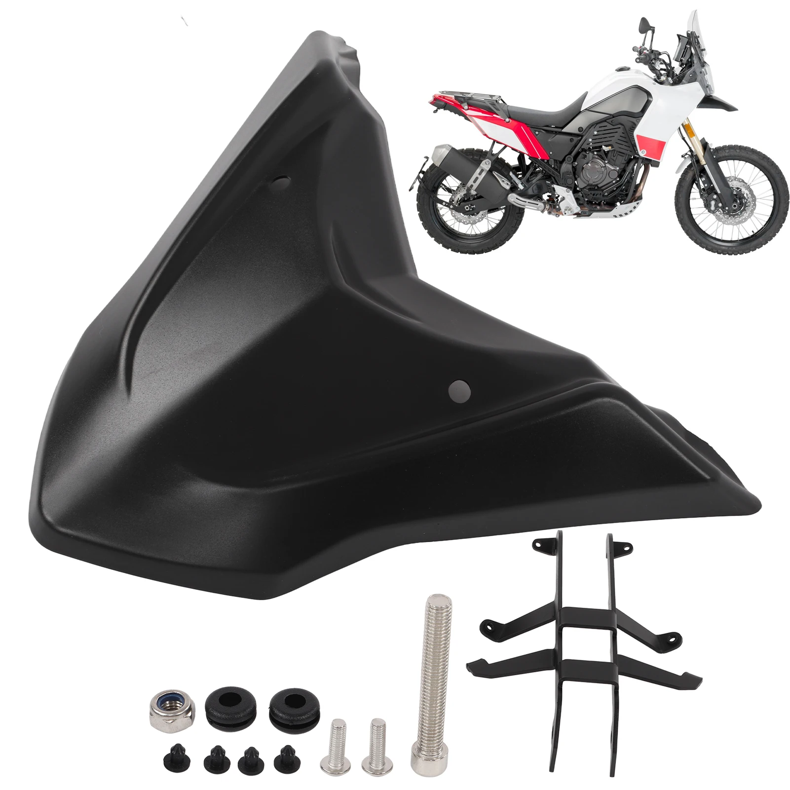 

Headlight Fairing Front Beak Cowl Motorcycle Refitting Replacement for TENERE700 2019‑2021Black