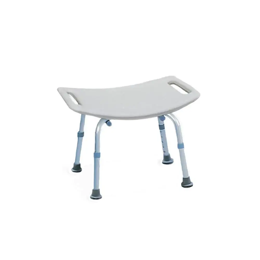 Silla de Ducha de Baño Antideslizante, Altura Ajustable y Ligera, Segura y Cómoda para Adultos Mayores, Personas con Movilidad Reducida