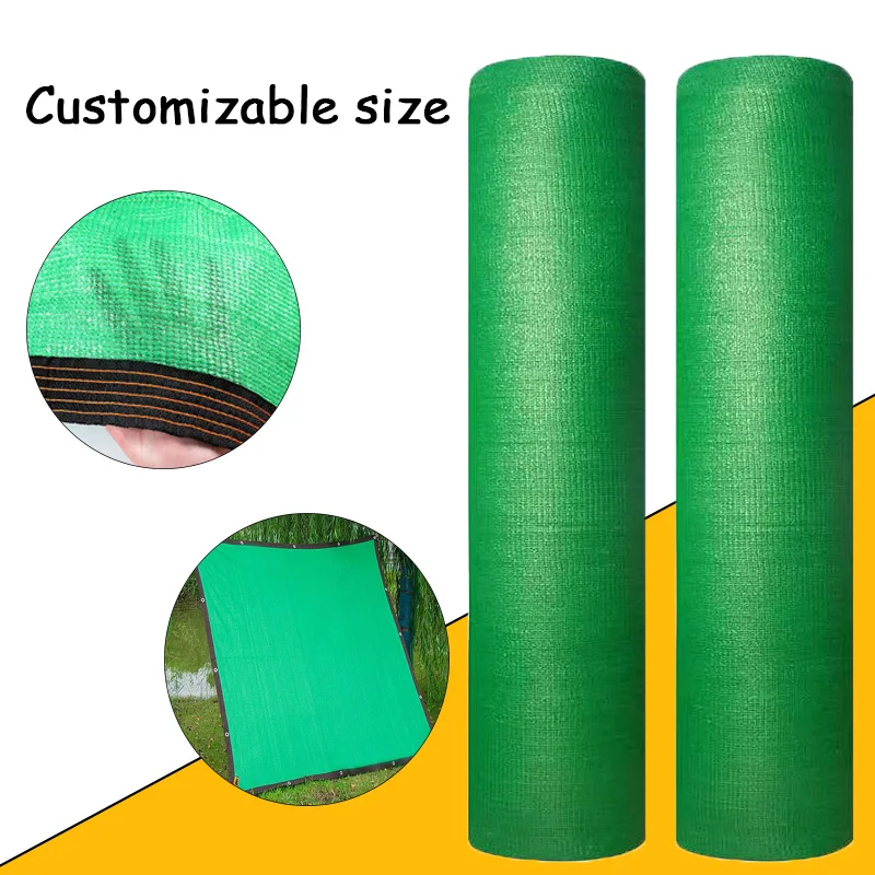 12Pin 80% Sunshade net Outdoor Garden Courtyard Swimming Pool Balcony Sunshade sunscreen Net UV Resistant  Plant Antifreeze Shed