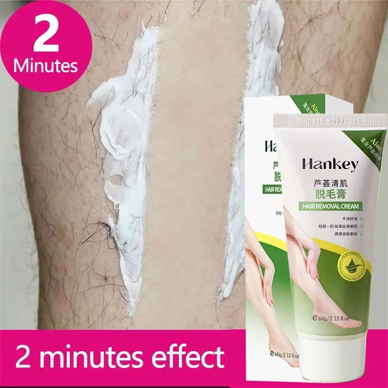 

Aloes Hair Removal Cream Fast Painless Hair Growth Inhibitor Arm Armpit Legs Intimate Areas Permanent Depilatory for Men Woman