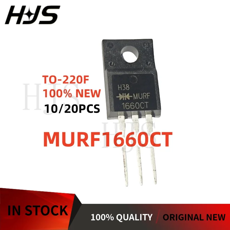 

10-20 шт. MURF1660CT MURF1660CTR MURF1660 TO-220F выпрямительный диод с быстрым восстановлением, новый на складе