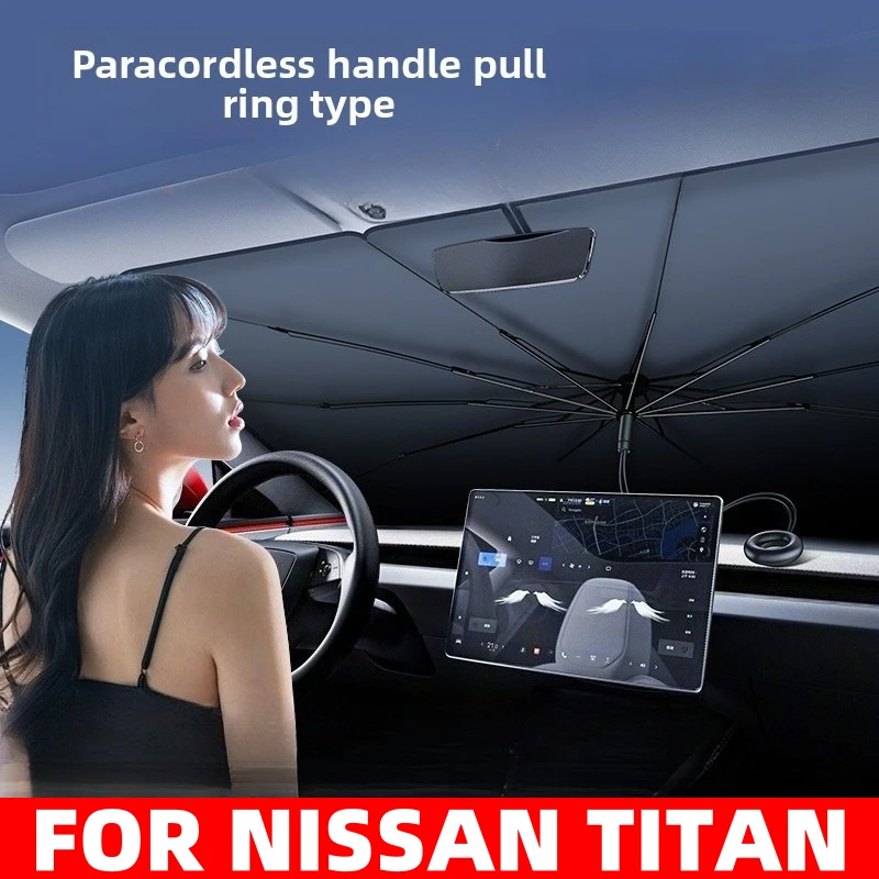 

ДЛЯ NISSAN TITAN Автомобильный солнцезащитный кольцо, защита от УФ-лучей, крышка лобового стекла, тяговое кольцо, защита от солнца, солнцезащитный блок