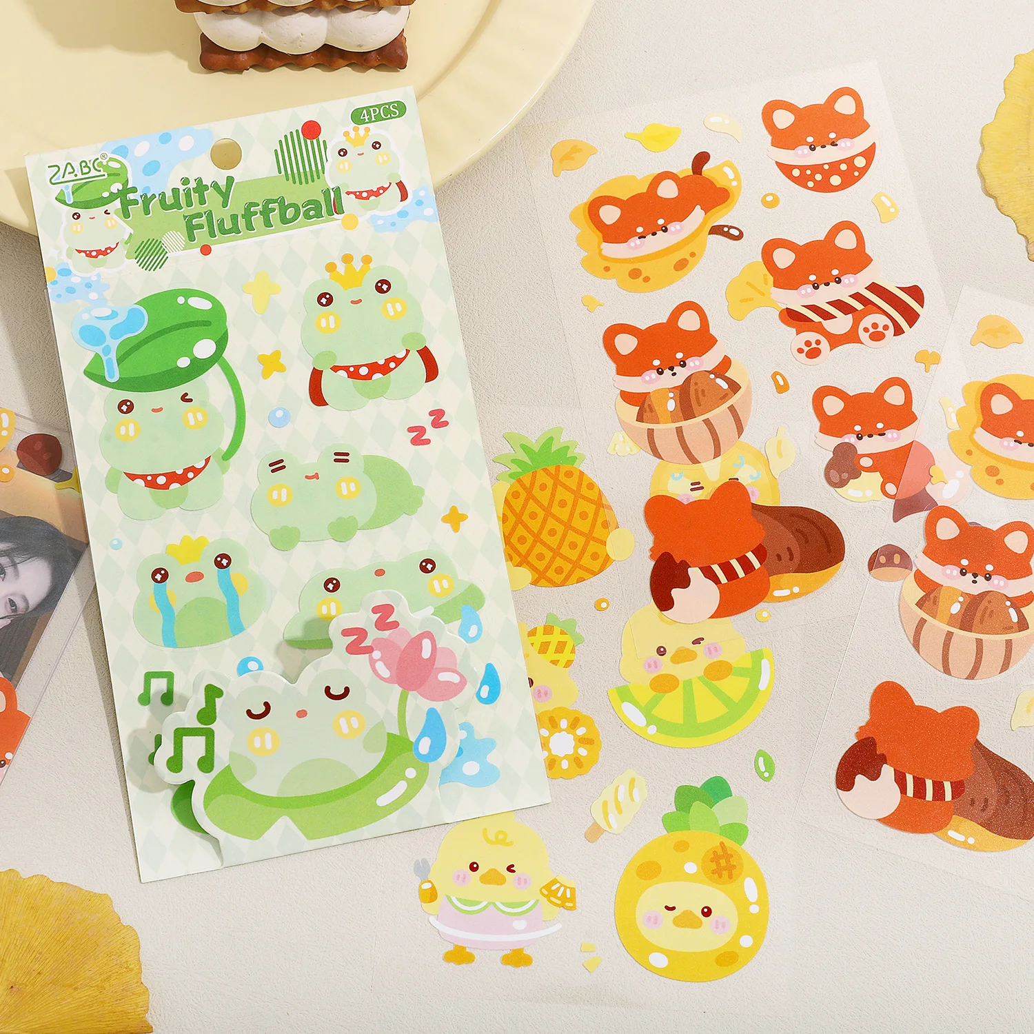 

4/24 sheets Sweet Dream Graffiti Series Kawaii Cartoon Sticker DIY Scrapbooking Decor Journal Supplies Stationery Sticker