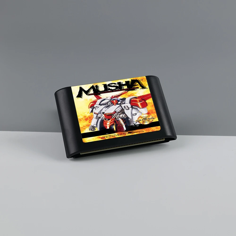 MUSHA 16 Bit MD Game Card for Sega Megadrive Genesis Video Game Console Cartridge