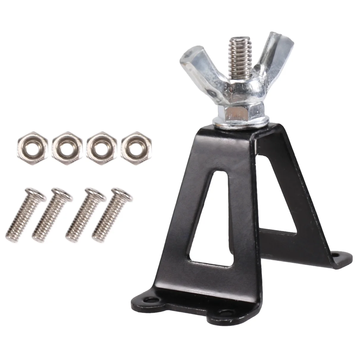 1/10 Spare Tire Rack,Metal Rear Spare Tyre Bracket Wheel Holder Carrier for 1/10 Axial SCX10 RC4WD D90 Tamiya CC01 RC Crawler