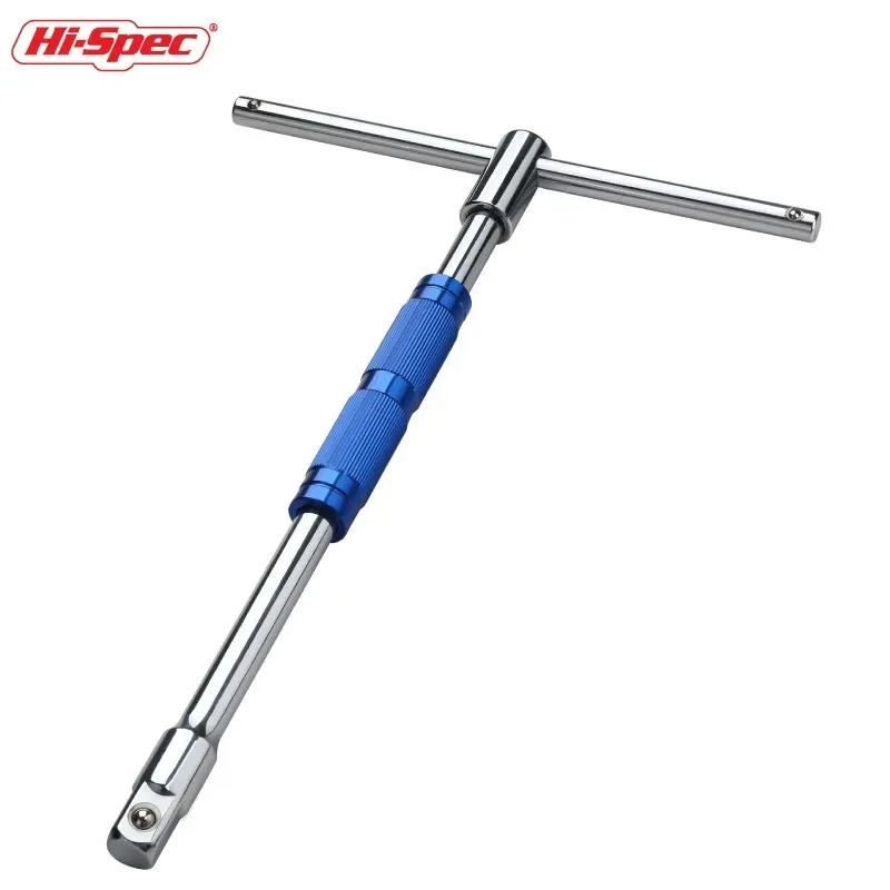 

Multifunctional T-Handle Socket Wrench Set, Interchangeable Sockets and Lever Bar, Easy to Use Hand Tool for Repair Work