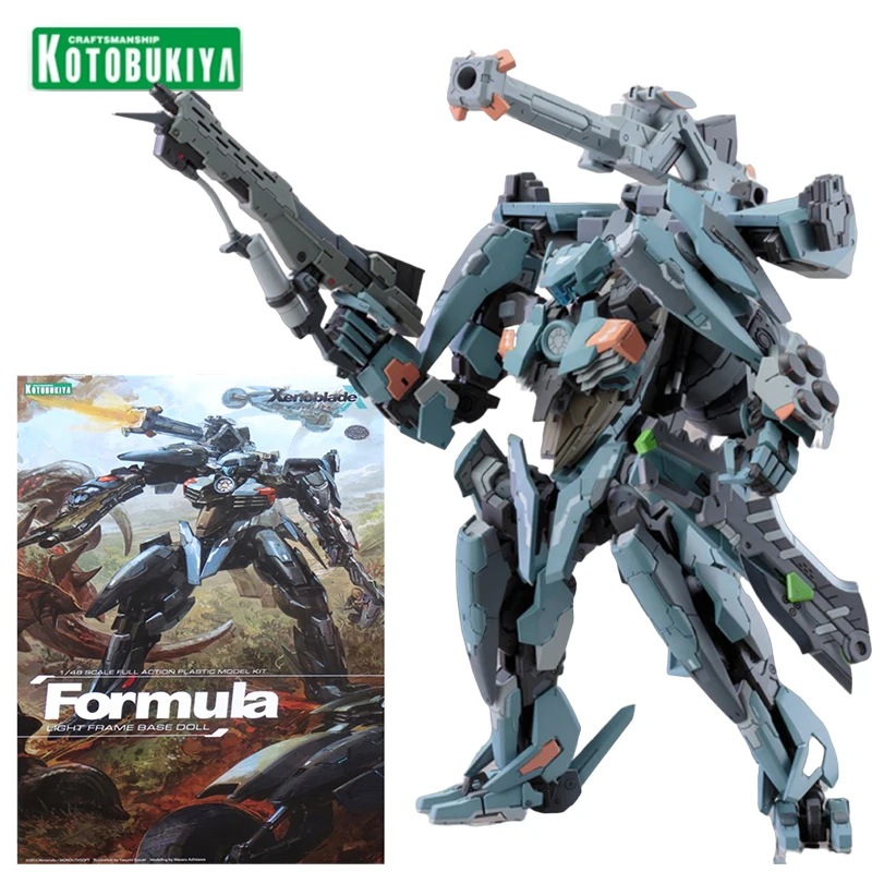 Kotobukiya KP401 XenobladeX Formula Action Figure 1/48 Scale Full Action Plastic Model Kit Light Frame Base Doll Toys For Boys