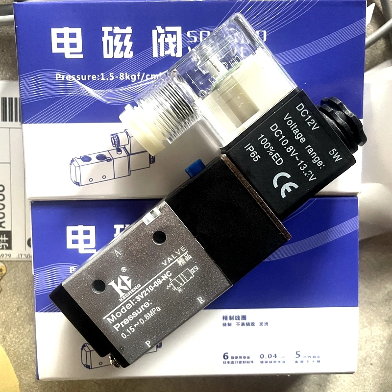 AIRTAC type 3/2 Way Pneumatic Parts 3V110-06 3V21008NCB 3V210-08 3V310-10 3V310-08 Solenoid Valve