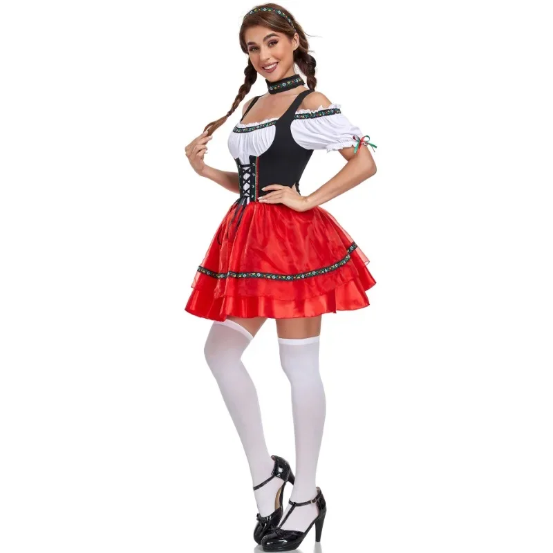 Women Oktoberfest Costumes  Dirndl Dresses German Dresses for Oktoberfest Festival  Bavarian Halloween Costume Beer Carnival