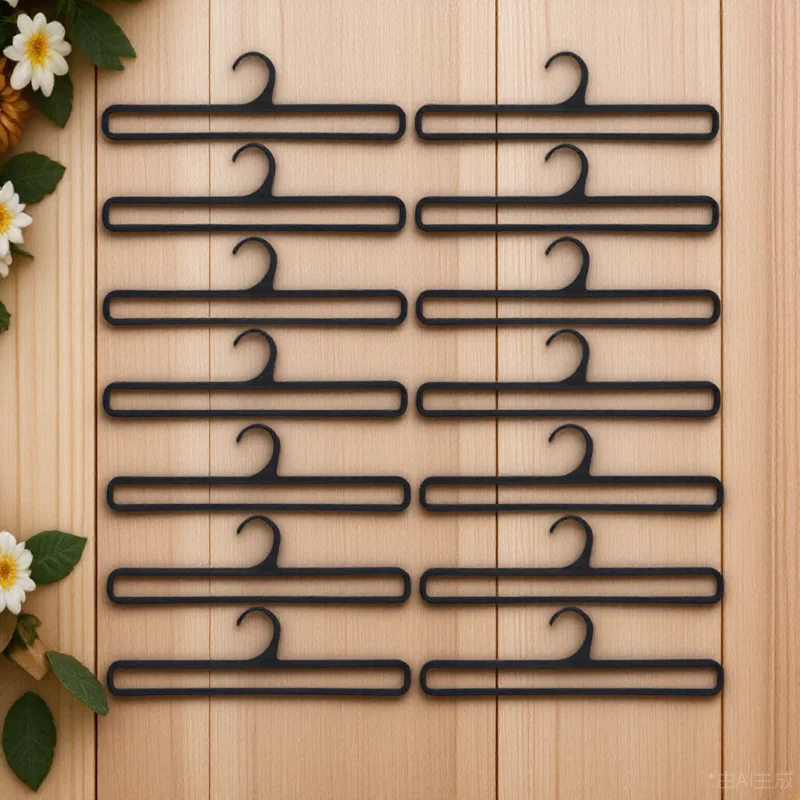 20Pcs Multipurpose Plastic Closet Hanger Scarf Holder Tie Belt Organizer Necktie Storage Scarf Hanger Belt Organizer