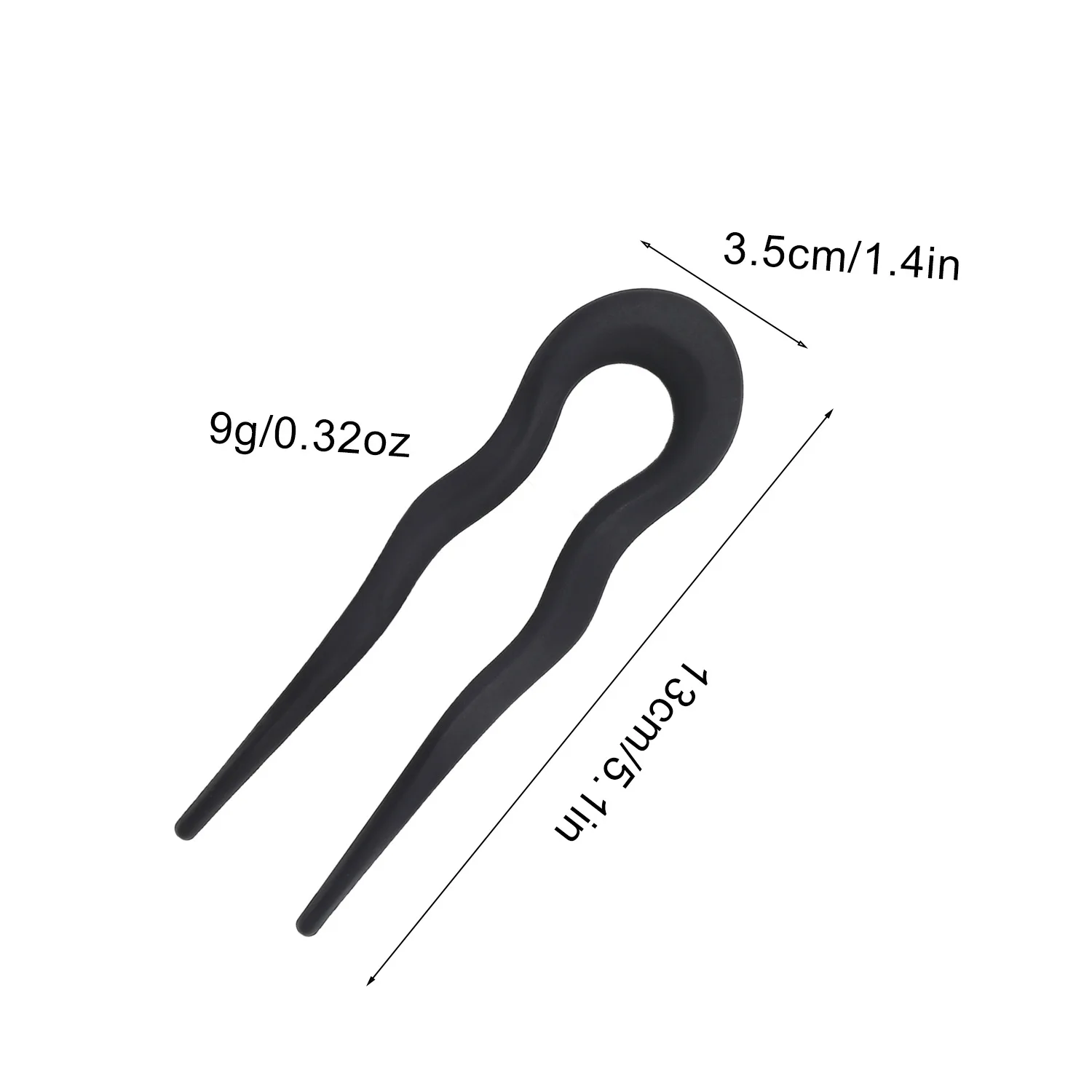 1/4pcs Simple Frosted U-Shaped Hairclip For Women Elegant Back Of The Head Hairpin Fashion Girl Twist Clip Hair Accessories view 2