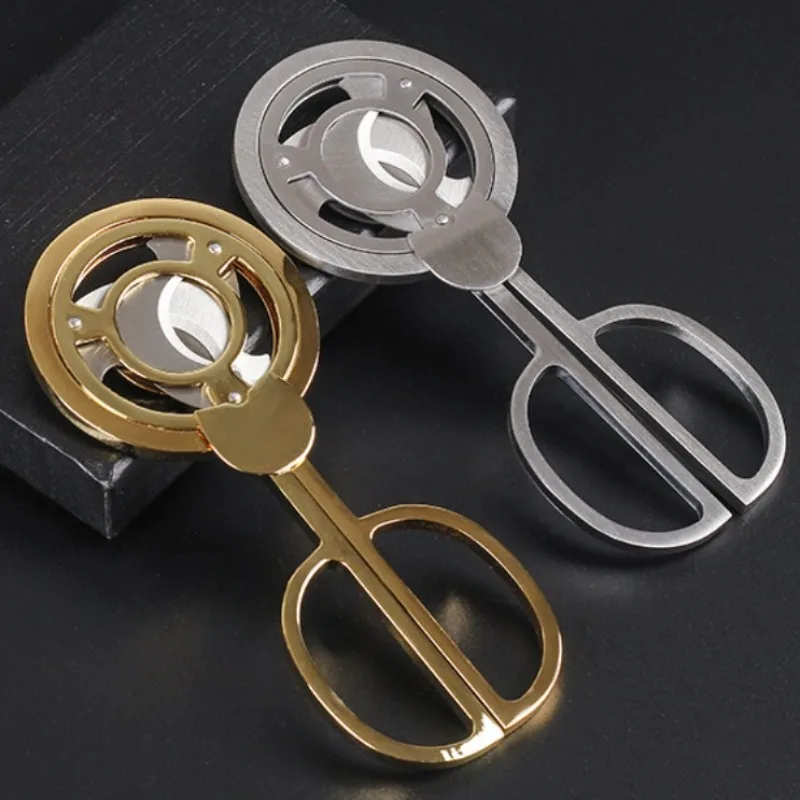 1 Pc Creative Windmill Shape Cigar Cutter Stainless Steel Cigar Cutter Guillotine With Gift Box Accessories Cigar Scissors