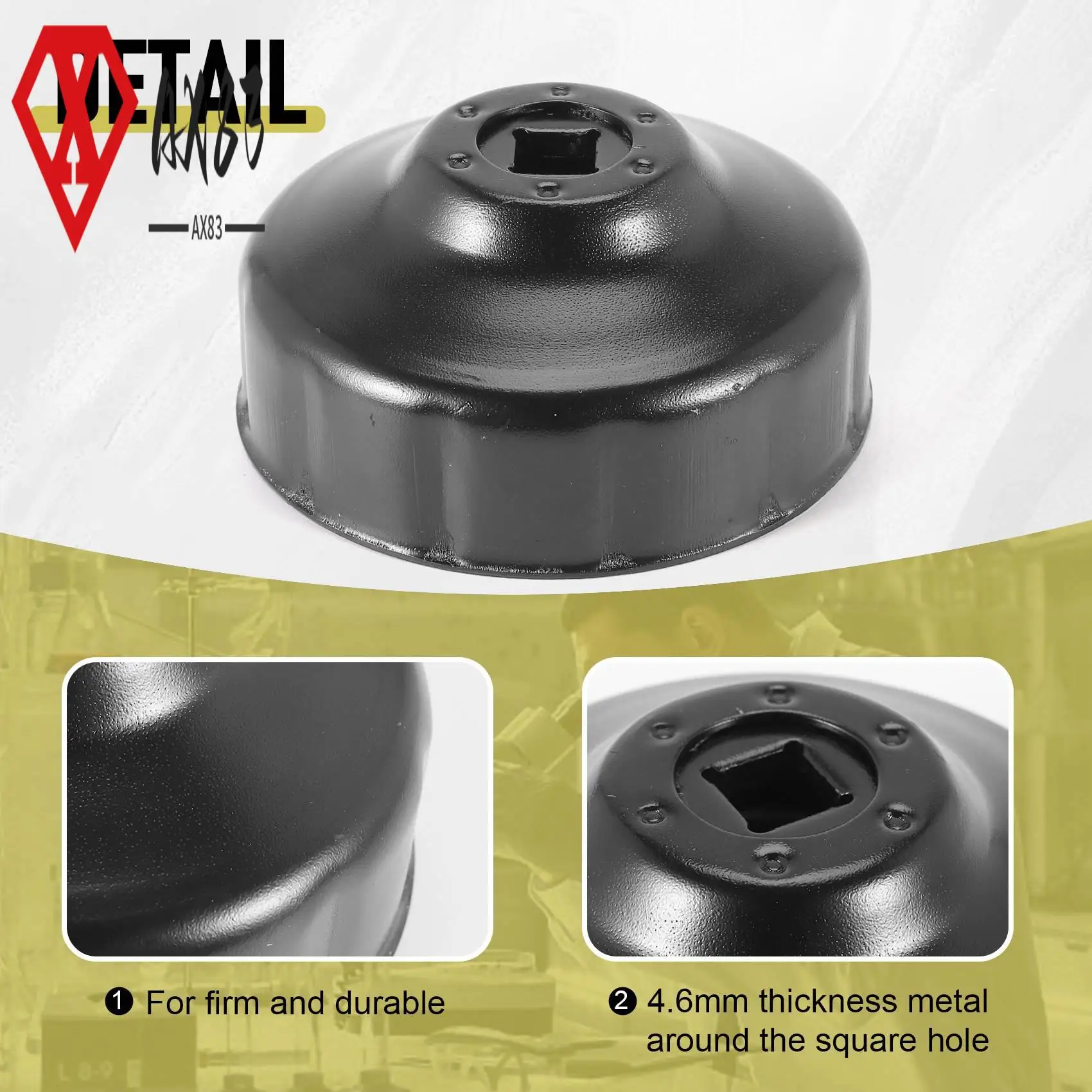 

AX83-76 Mm X 12 Flutes Oil Filter Wrench Removal Tool For -BMW R1200gs, R1200R, R1200rt, R1200S, R1200st, Hp2, K1600gtl