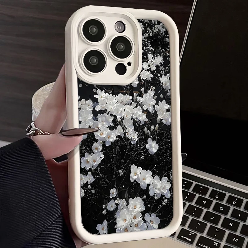 For Funda Honor 90 Pro Lite Magic6 Magic5 Pro Lite Honor 90 Case For Flourishing flowers For Men Women Non-Slip Soft Phone Cover