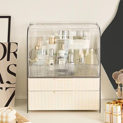 Clear Makeup Organizer PET Dustproof Storage Box, Bathroom Organizer, Lipstick Organizer Box, Acrylic