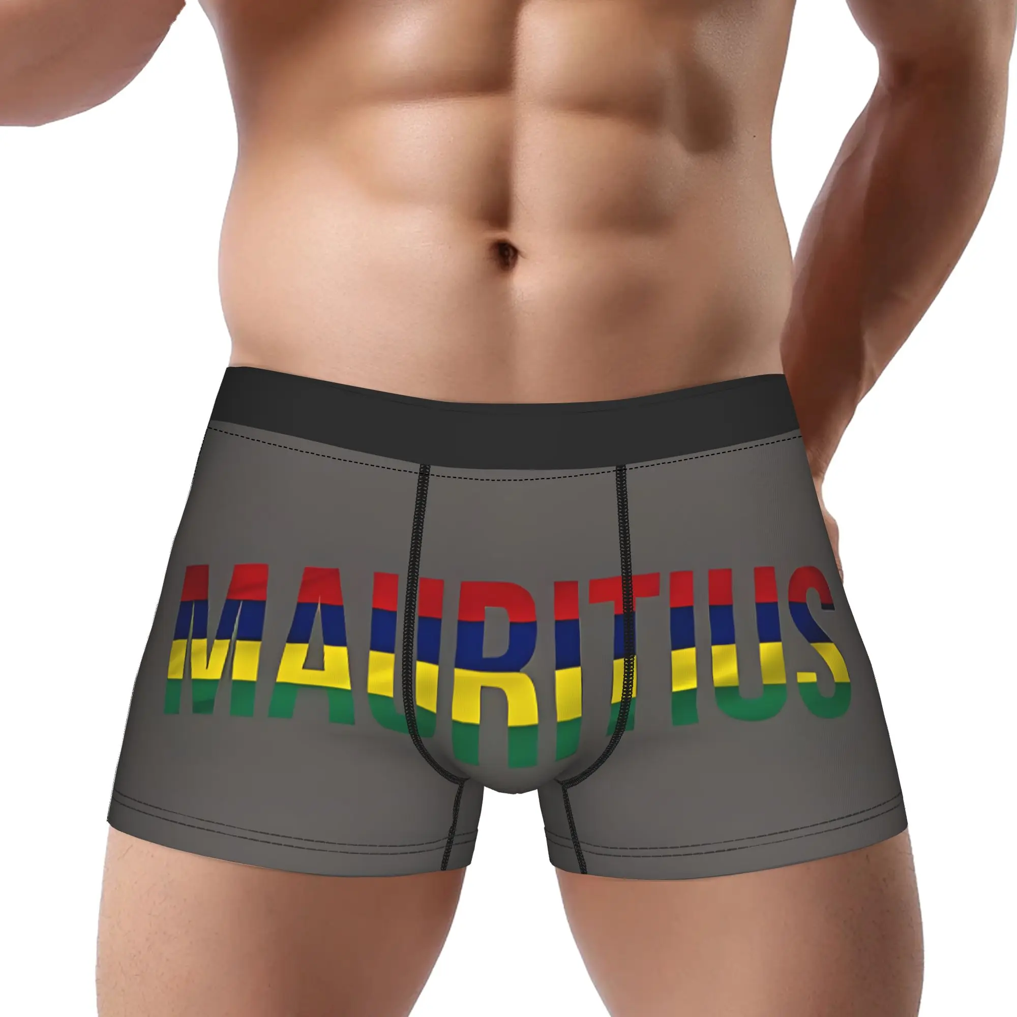 

adults 18 plus Mauritius Football Underpants Breathbale Panties Men's Underwear Comfortable Shorts Boxer Briefs