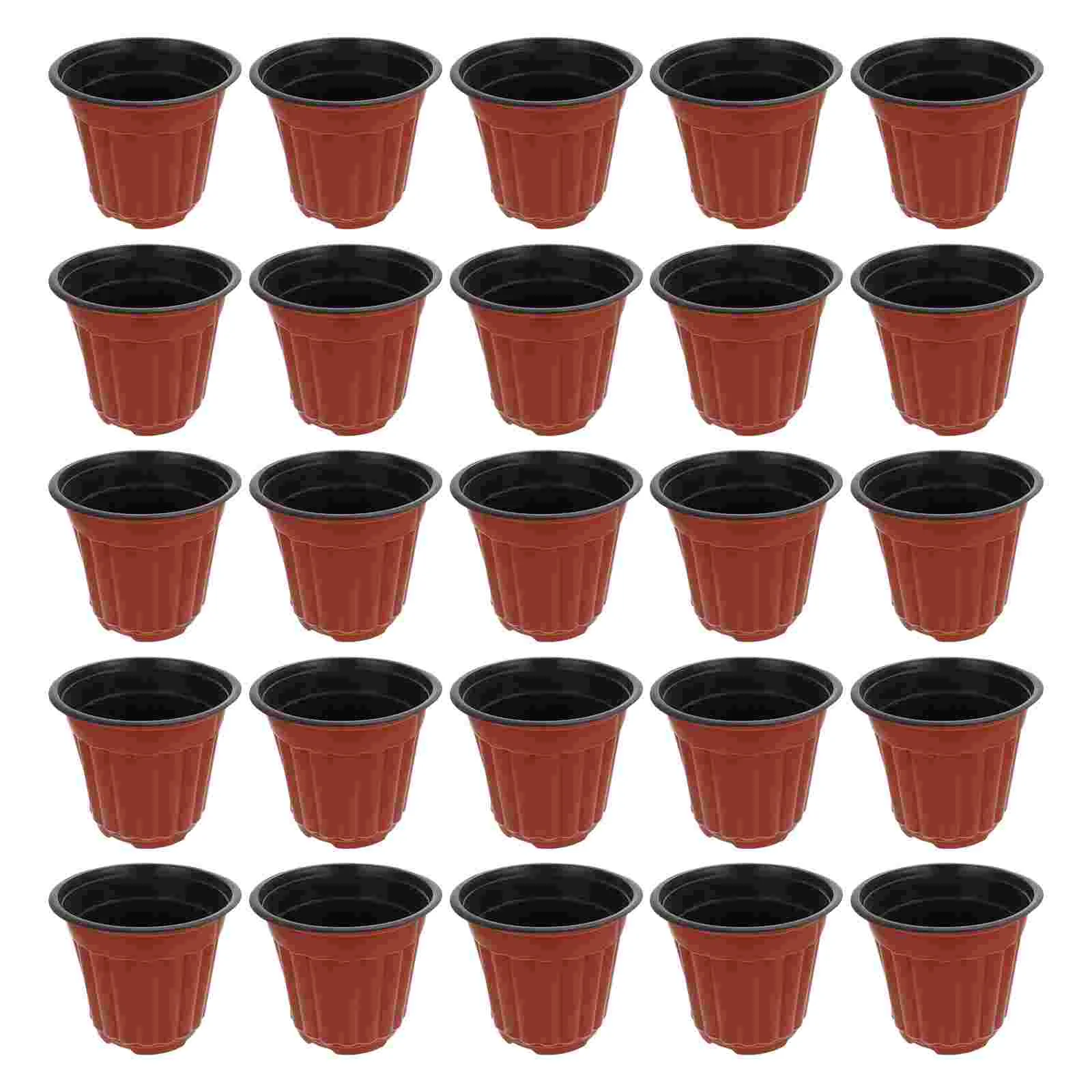 Seedling Nursery Pot Two-color Succulent Flower Pots for Plants Containers Starter