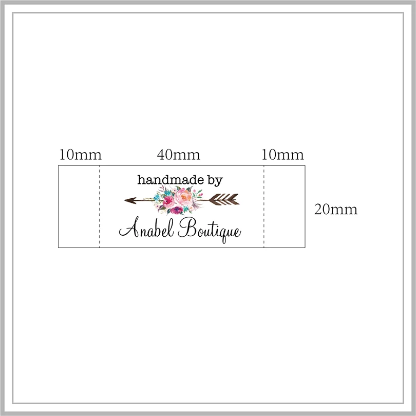 Custom Fabric Labels for Clothes, Twill RibbonLabels, Logo Labels, Sew Accessories, Ribbon Label, Name Tags, xw3510, 20x60mm