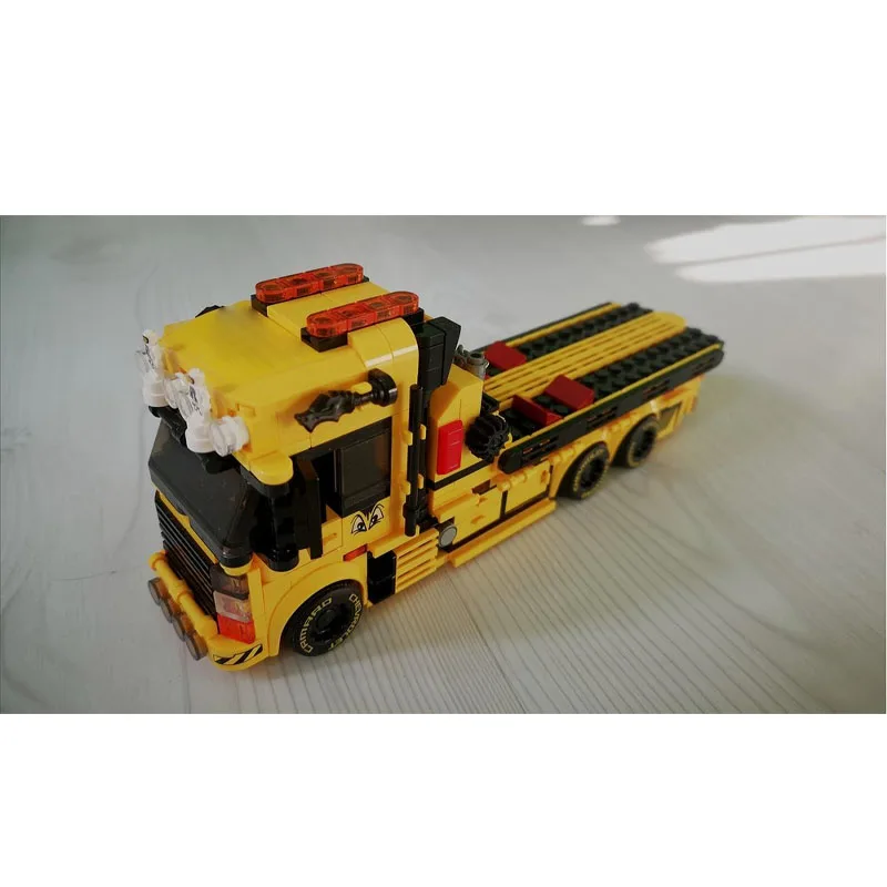 MOC-195206 Nuovo Classico Camion Cargo Rimorchio Building Block Modello 531 Parti Ragazzi Bambini Compleanno Building Block Giocattolo Regalo