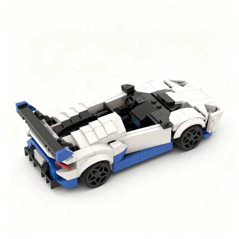 273 elementy MOC City Champions Lamborghini Huracán STO Model Klocki Konstrukcyjne Zabawki Prezent na Boże Narodzenie Pomysł na DIY Edukacja