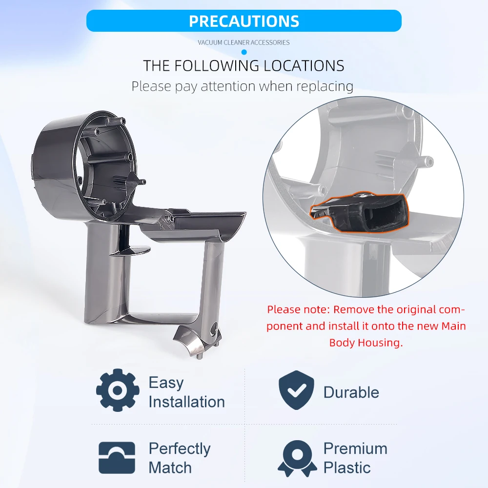 Kit alloggiamento corpo principale per Dyson V11 SV14 con gruppo interruttore + guarnizione di tenuta + strumenti di installazione Aspirapolvere Sostituisci le parti