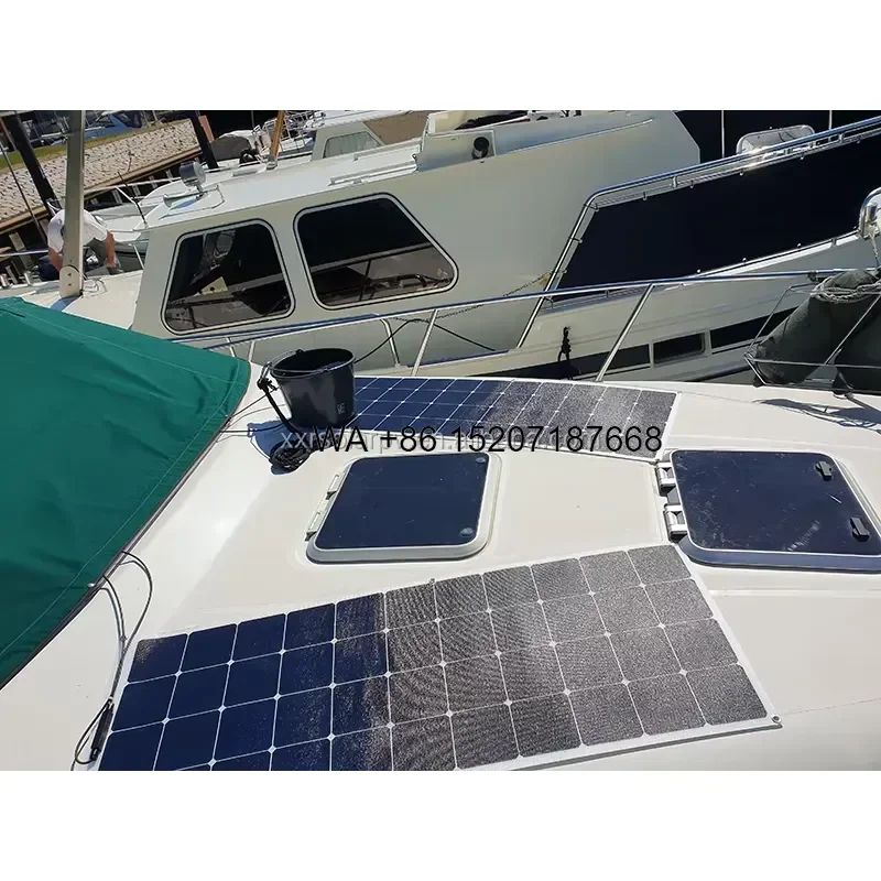 Wmwmnu for Sunpower Flexible Solar Panels 400W 24.3% Efficiency Monocrystalline PV Module High Power Semi Flexible Solar