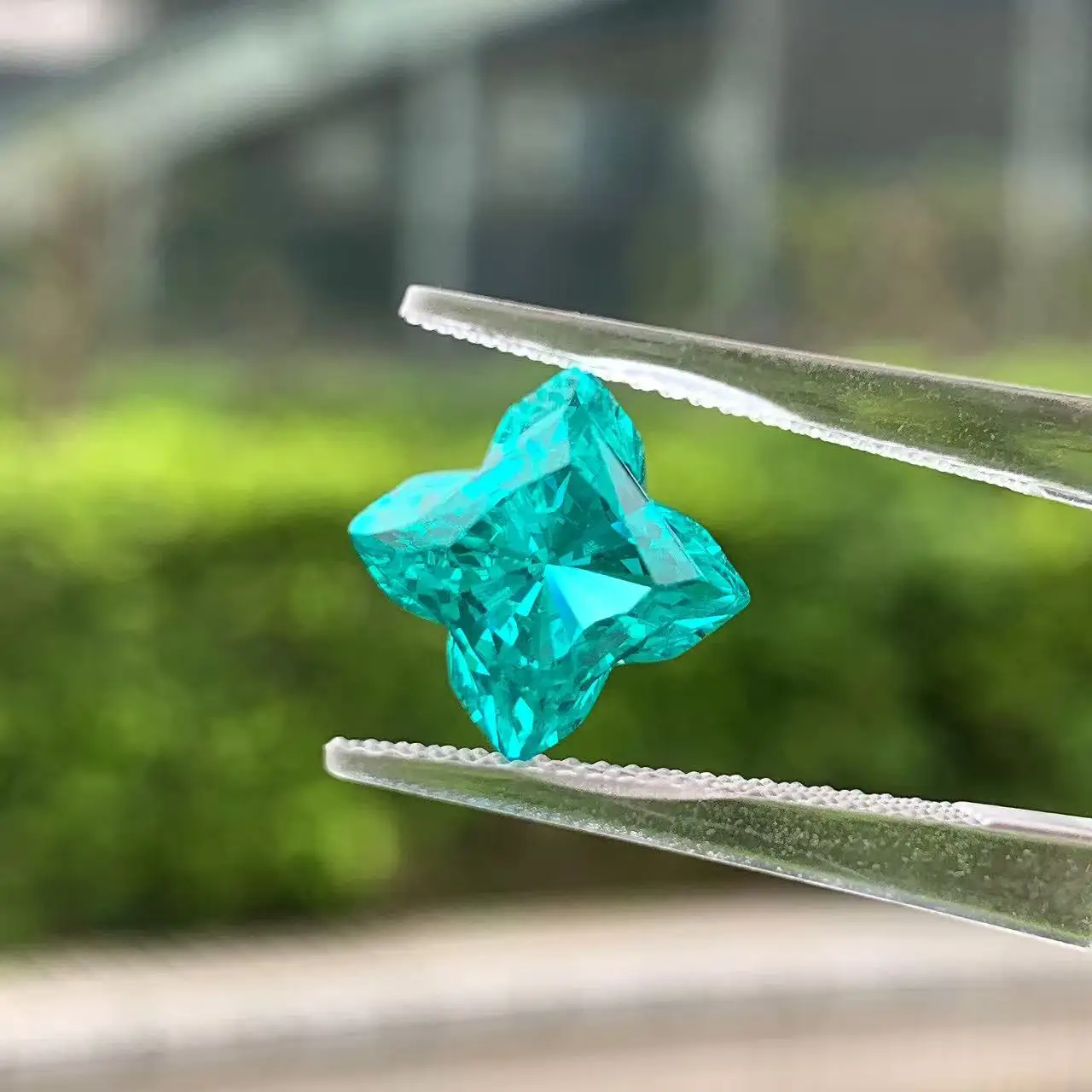 

Искусственный драгоценный камень Параиба Clover Cut, сертифицированный AGL, для самостоятельного изготовления ювелирных изделий, инкрустации колец, ожерелий, браслетов и аксессуаров