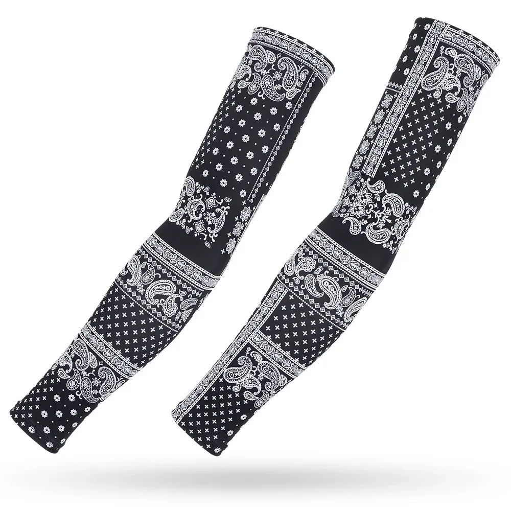 Manchon de tatouage d'été pour hommes et femmes, protection des bras élastique, manches Ice InjSleeves, résistant au soleil, course à pied, cyclisme, conduite, pêche