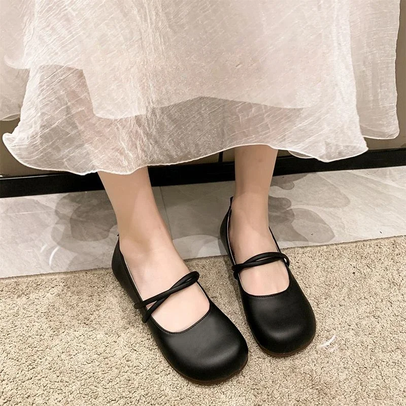 

Женская обувь на каблуке с круглым носком Мэри Джейн, бежевый 39, элегантное платье, дешевая распродажа, модные женские туфли высокого качества на плоской подошве Y2k