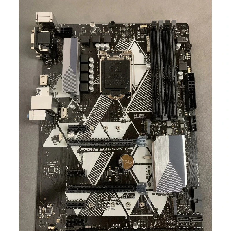 Used New Motherboard For Asus B365-PLUS LGA1151 Support 8/9th Gen CPU M.2 HDMI 4 DDR4 Slots Full Mass In Stock