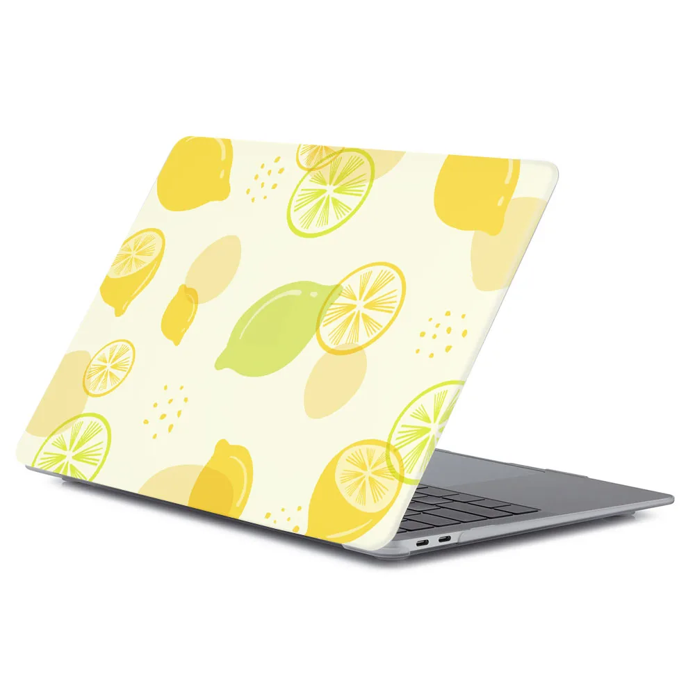 Laptop Case for MacBook Pro 14 M4 2024 Case M2 M3 A3112 Shell for MacBook Air 15 M2 A3241 2025 Lemon Printed Protective Cover