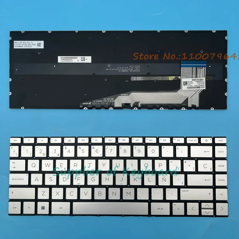 English/Spanish/UK/French Keyboard For HP Pavilion Aero 13-BE 13