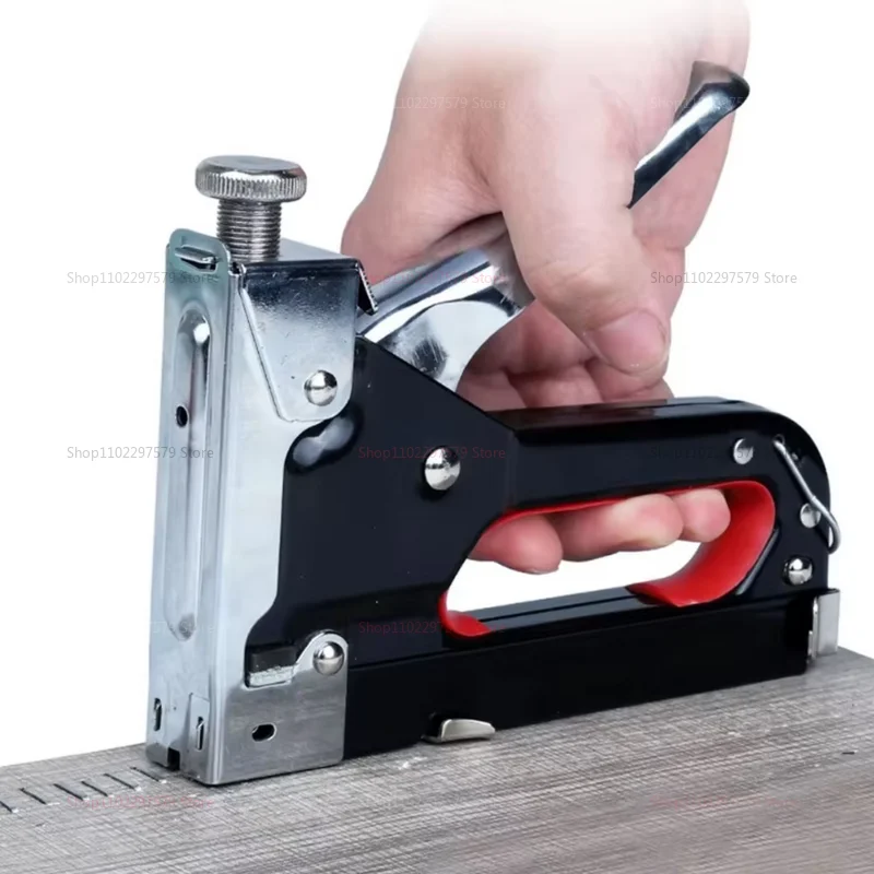 Heavy Duty 3-in-1 Multi-tool Kit with 600 Staples Nail Gun for Upholstery Carpentry Fixing Material Home Improvement