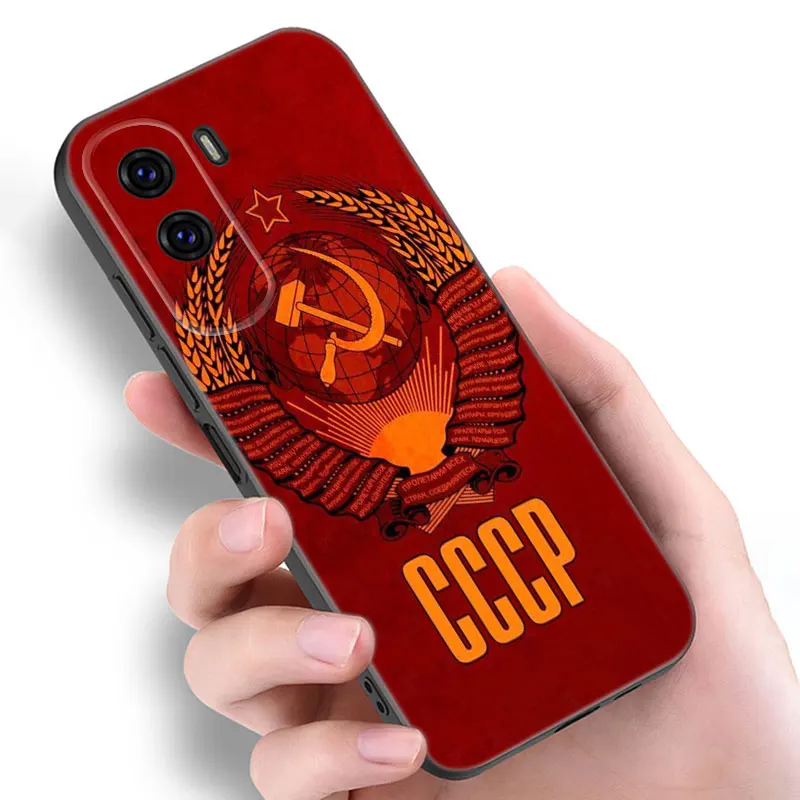 The USSR Flag Symbol Phone Case For Huawei Honor 70 90 Lite X40 GT X50 i X5 Plus X6A X6S X7A X8A X8B X6 X7 X8 X9 4G X9A X9B 5G