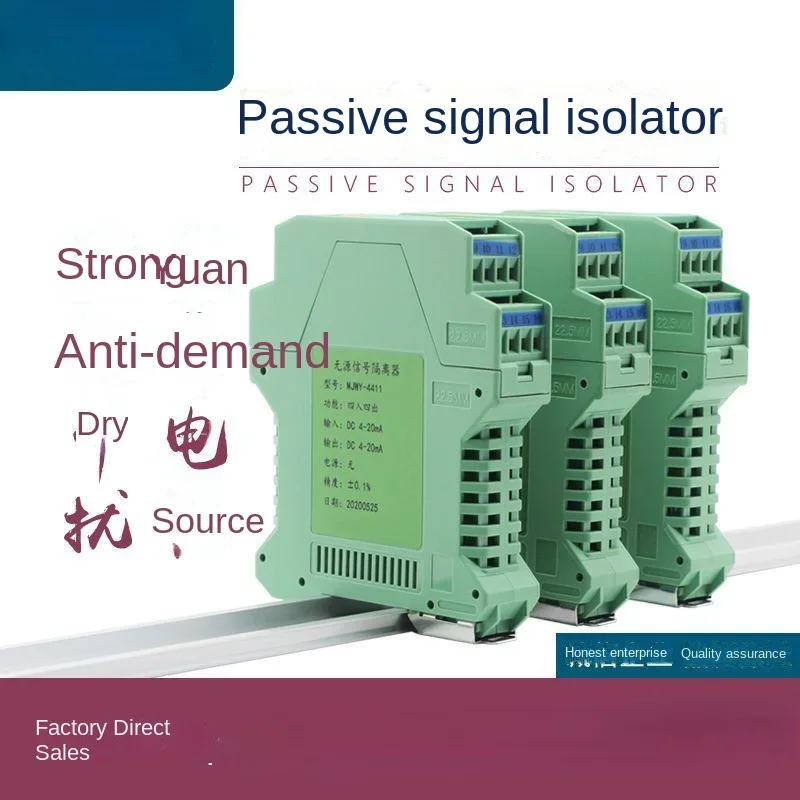 

Passive Signal Isolator 4-20mA Multi-Channel Current Transducer without Power Supply